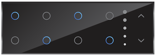 8 + 1 Gang Touch Switch