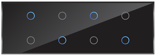 8 gang Touch Switch