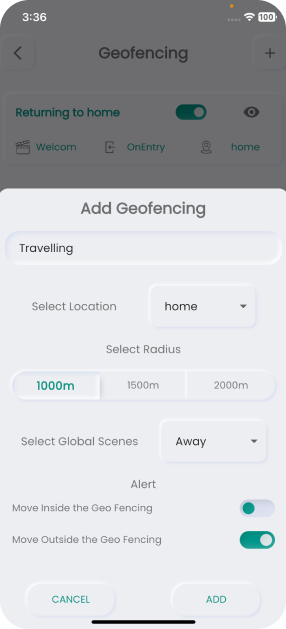 App screen 15