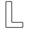 L-shaped tracks