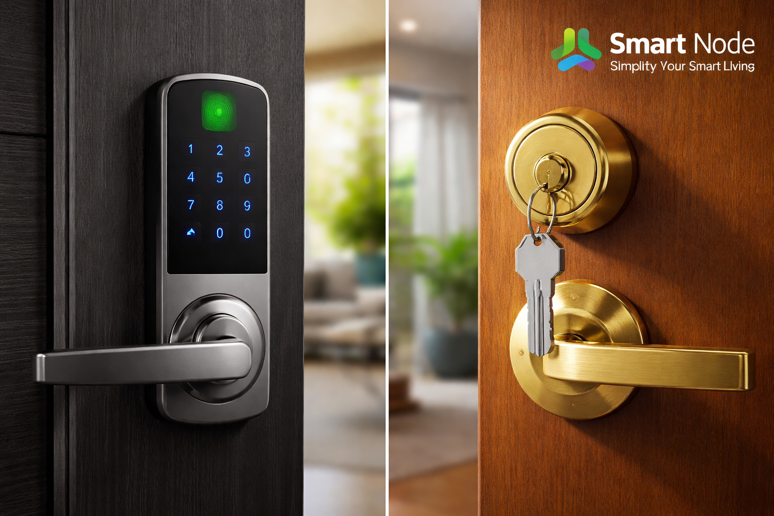 Smart Door Lock System vs Traditional Locks