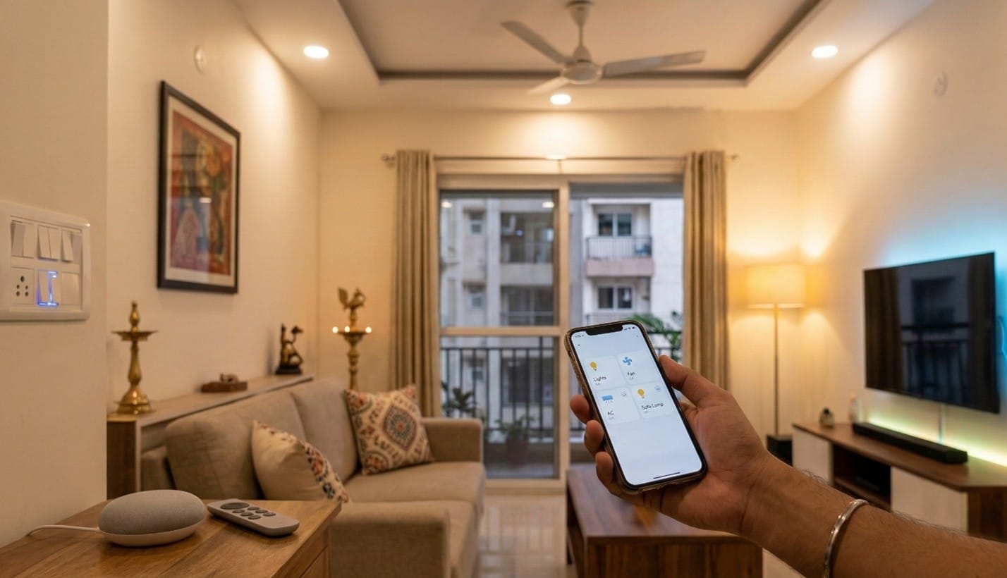 Smart home automation setup in India